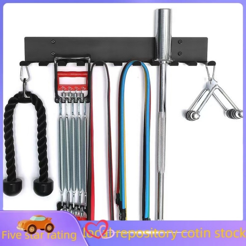 Gym Equipment Storage Rack Hanging Baseball Barbells Dumbbells Skipping ...