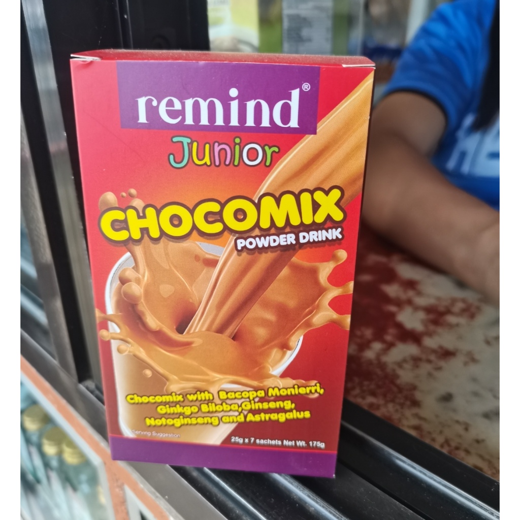 REMIND JUNIOR CHOCO MIX POWDER DRINK 25g x 7 SCAHETS | Shopee Philippines