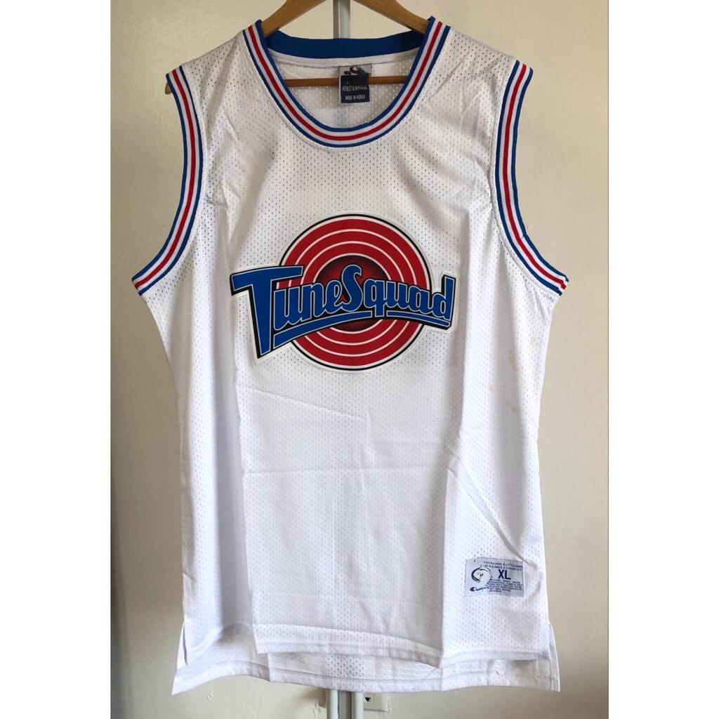 AND1 BALLERS STORE BASKETBALL JERSEY MESH TUNESQUAD WHITE | Shopee ...