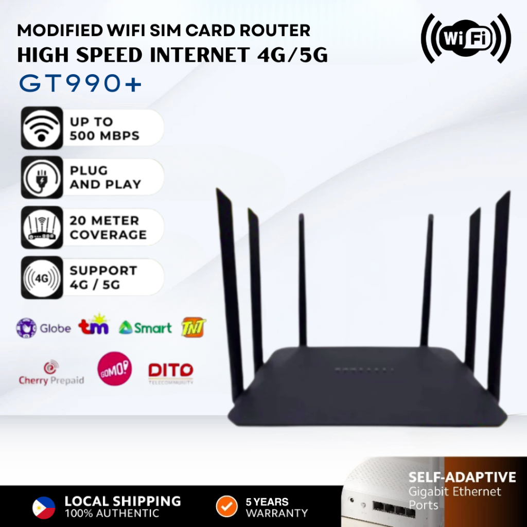 Turbo GT990+ Modified 4G/5G LTE CPE Router Modem Wi-Fi Unlocked ...