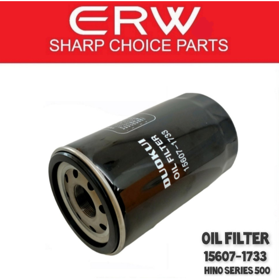 OIL FILTER for HINO SERIES 500 Replacement part no. (15607-1733