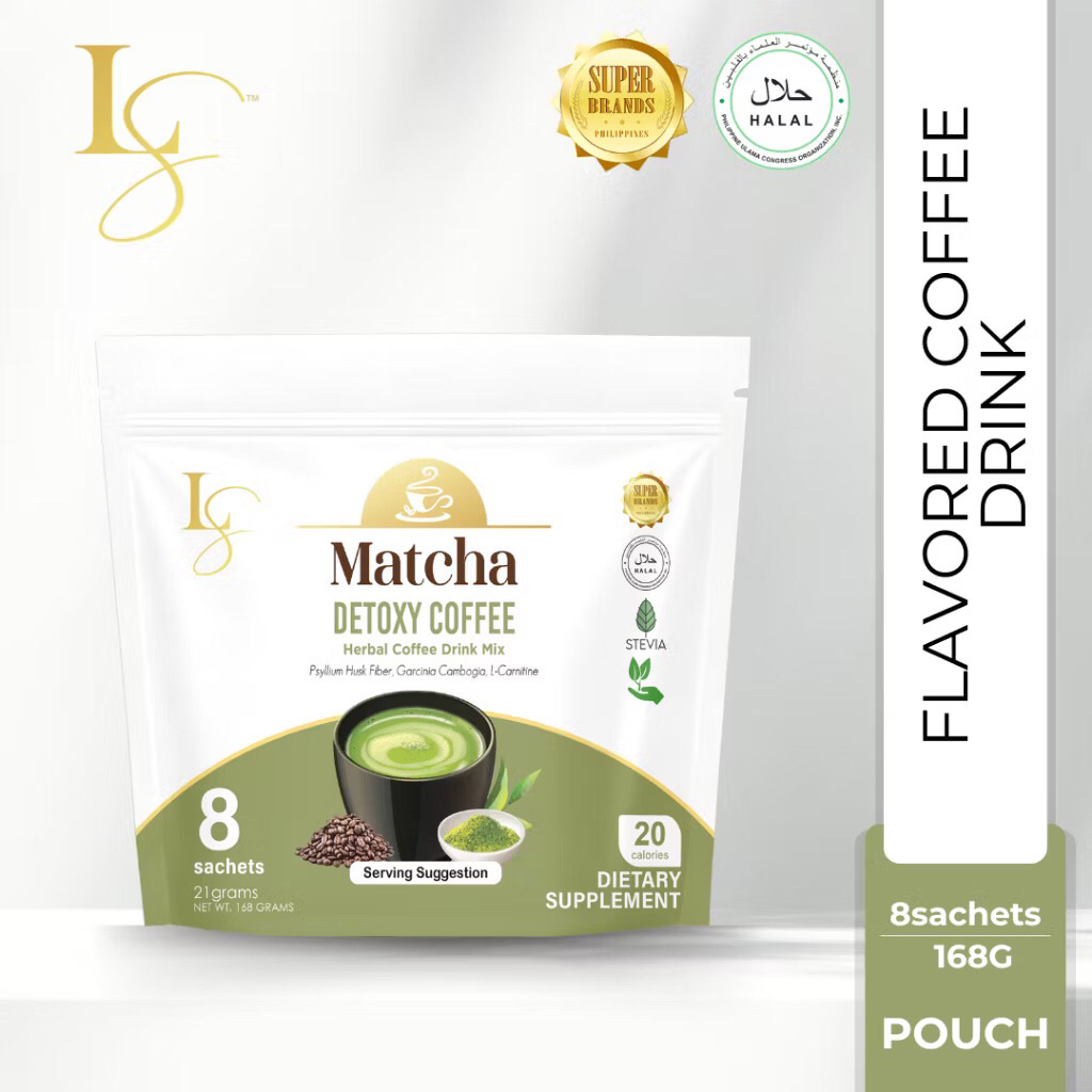 Luxe Sim Matcha Detoxy latte Drink | Shopee Philippines