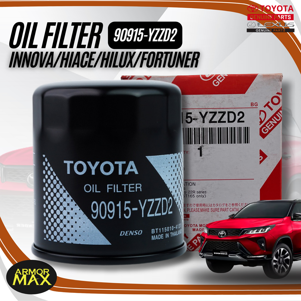 AM TOYOTA GENUINE PARTS OIL FILTER 90915-YZZD2 - OIL FILTER FOR INNOVA ...