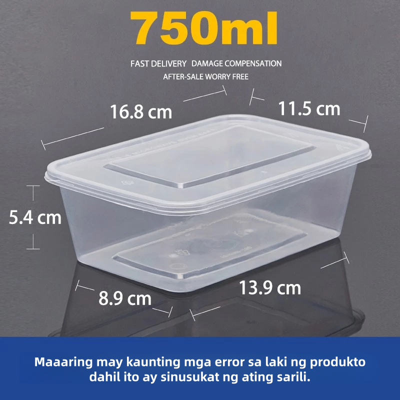 500ML Microwavable food container Microwavable plastic container lunch ...