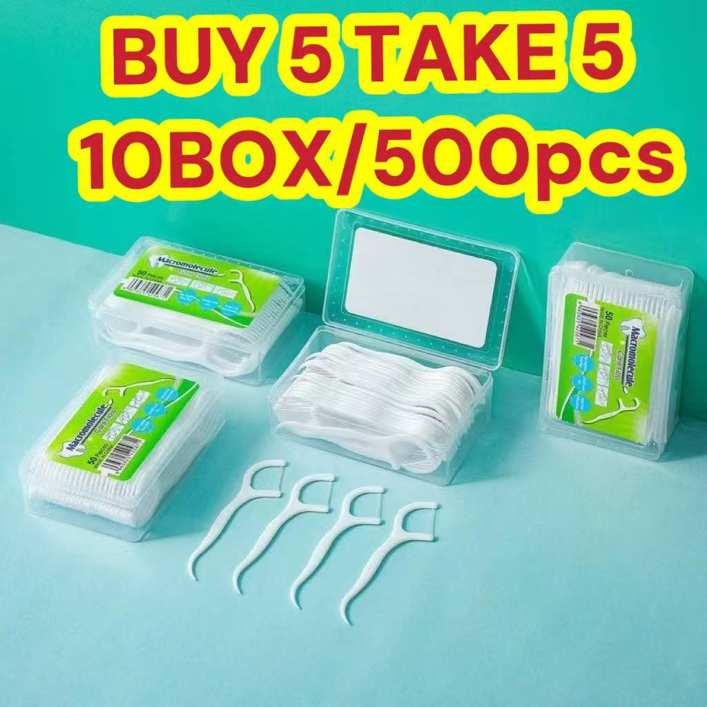 10BOX /500Pcs Teeth Toothpicks Stick Dental Floss Picks Tooth Clean ...