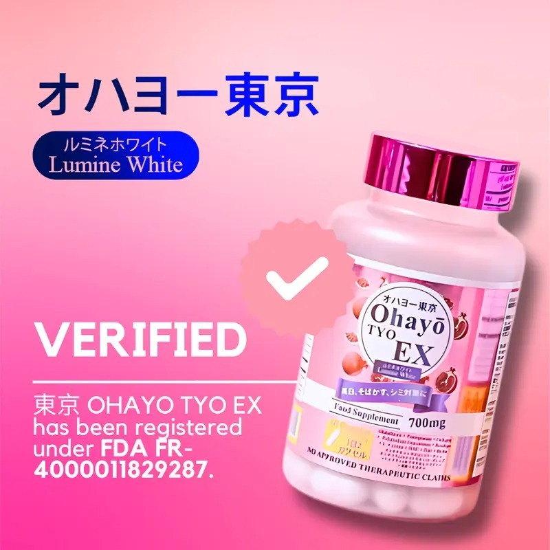glutathione maroc Ohayo TYO EX Lumine White Glutathione main image 1