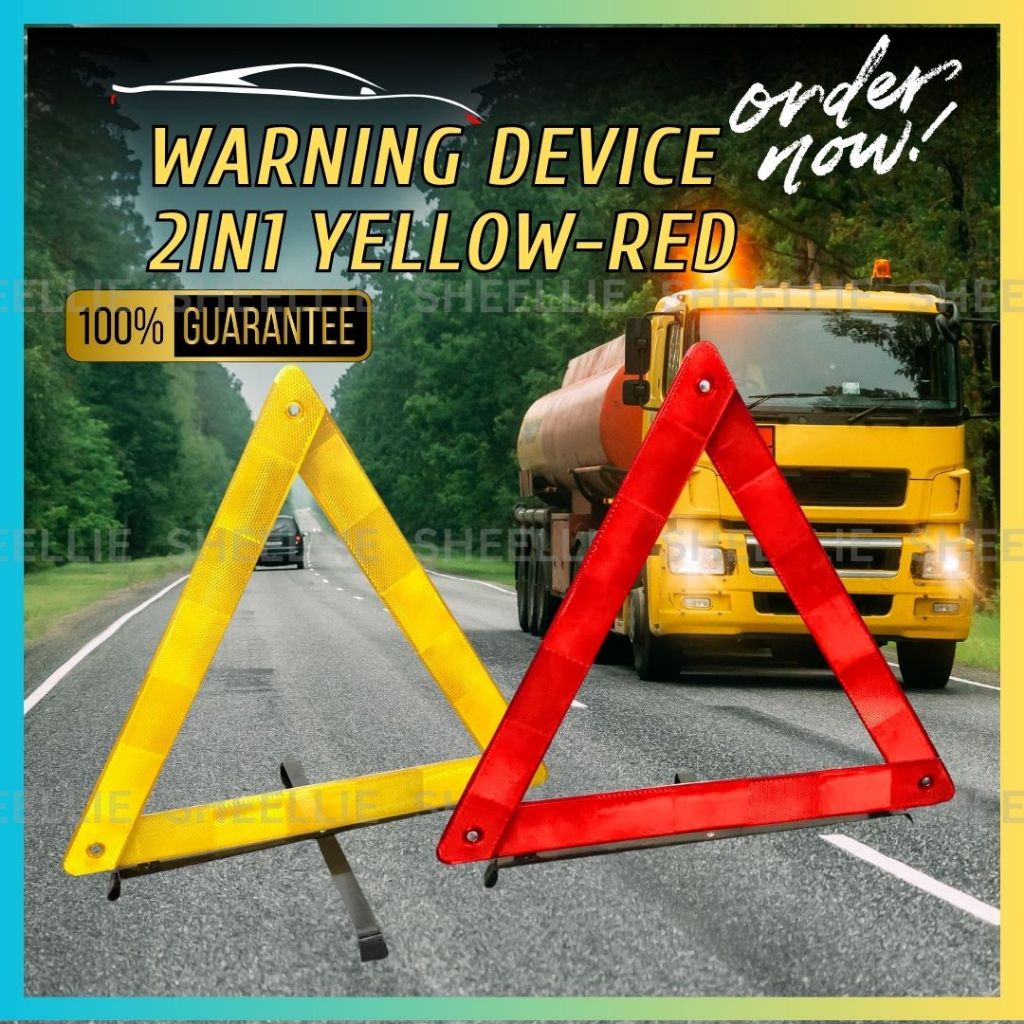 COD Early Warning Device Yellow & Red With Plastic Case Truck High ...