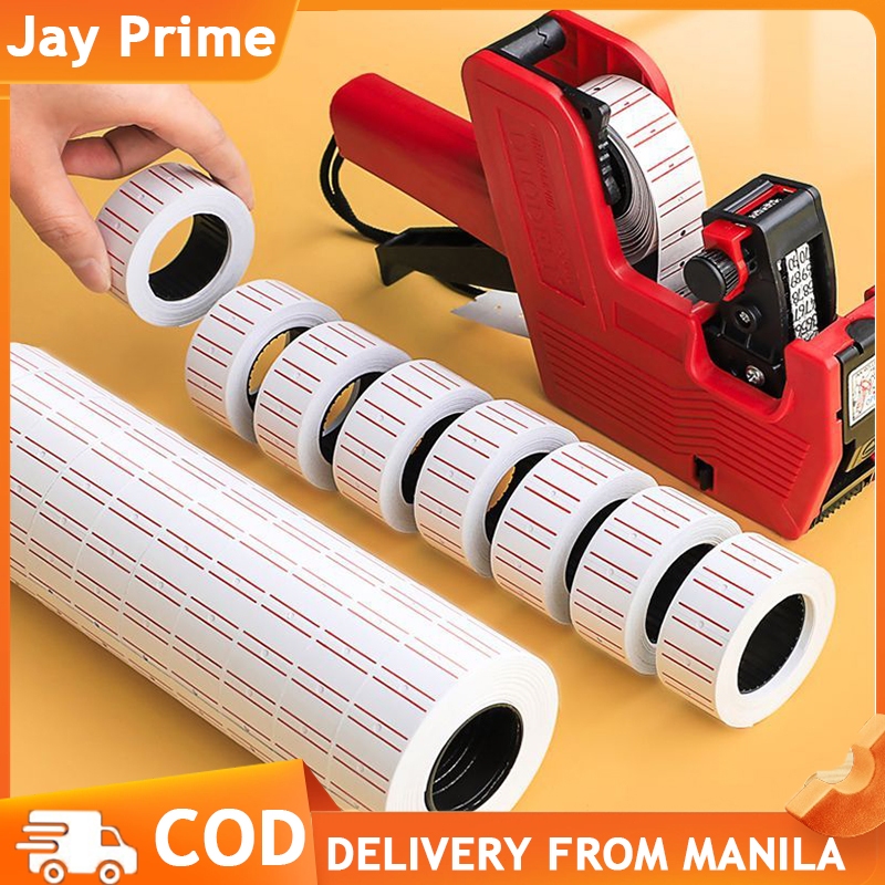 8 Digits Price Tag Gun Price Labeller With Labels Portable Tag Gun ...