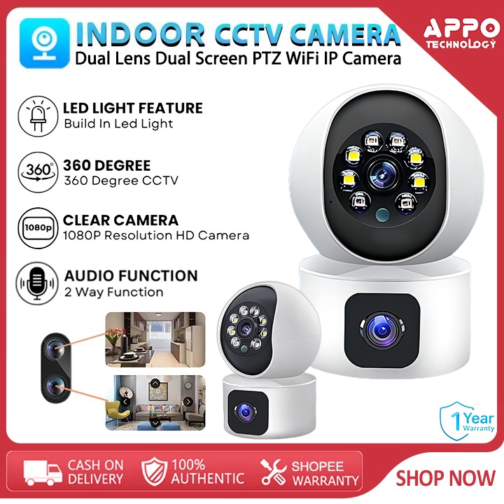 BUY 1 TAKE 1 TP-Link V380 Pro CCTV Camera 1080P Dual Lens Connect ...