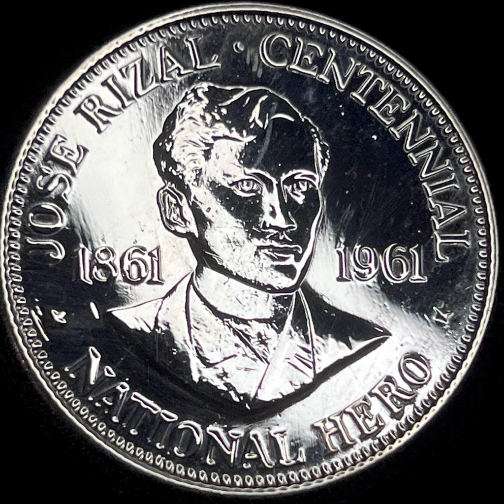 silver collection • JOŚE RIZAL • 1961_centenary_one pso • (AU) | Shopee ...