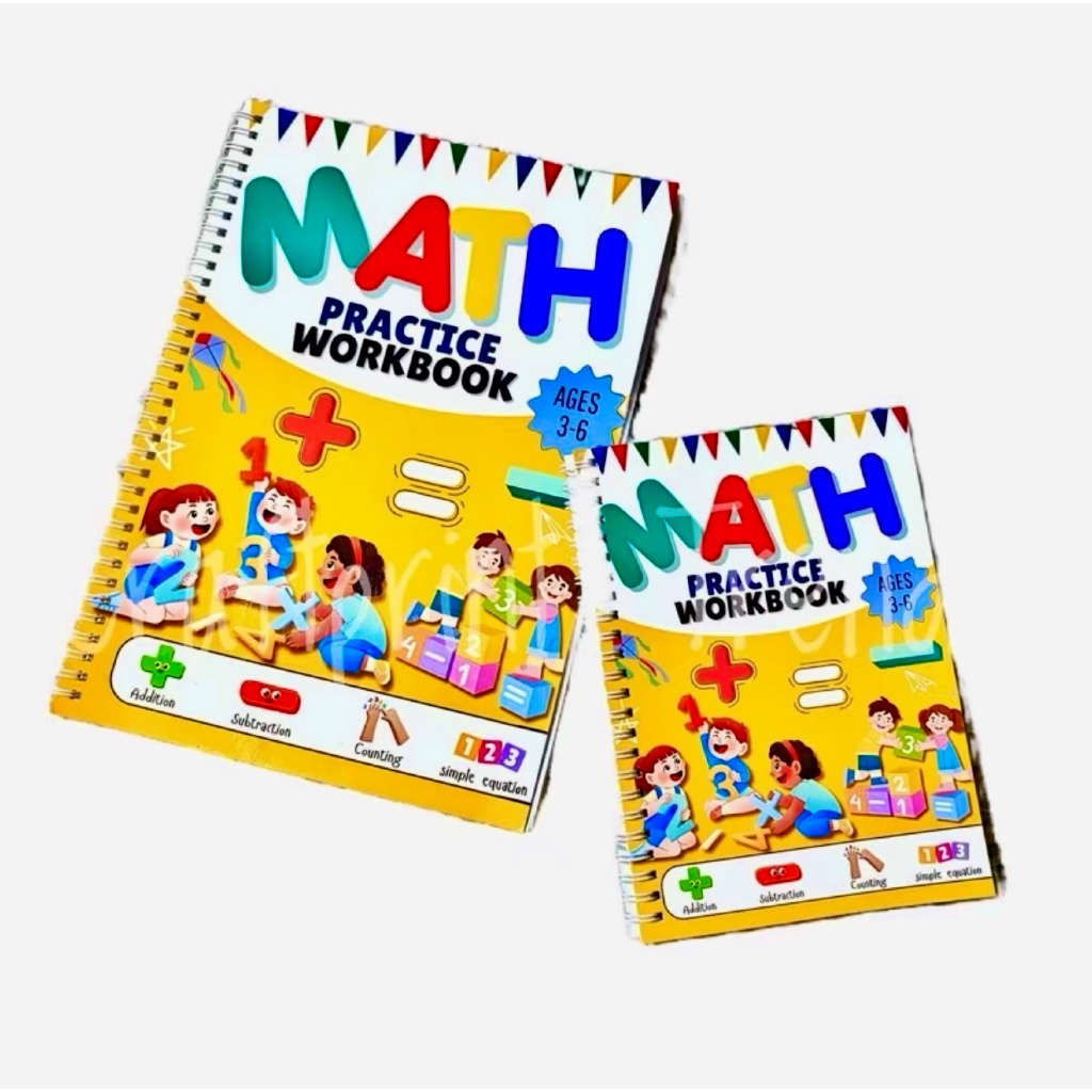 CP Kinder Math Workbook 60 Pages Ages 3-6 Trending Best Seller Learning ...