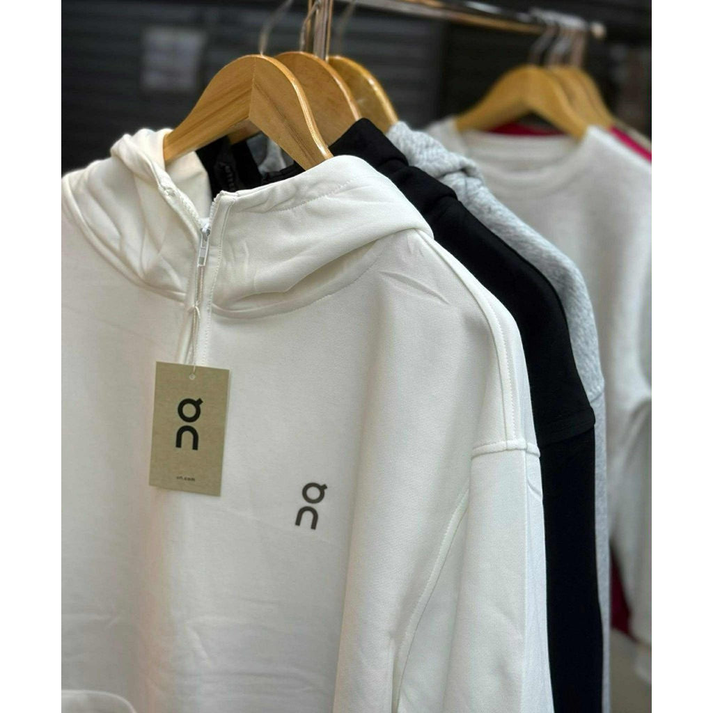 HALF ZIP OC jacket SILICONE LOGO sweatshirt for men and woman super ...