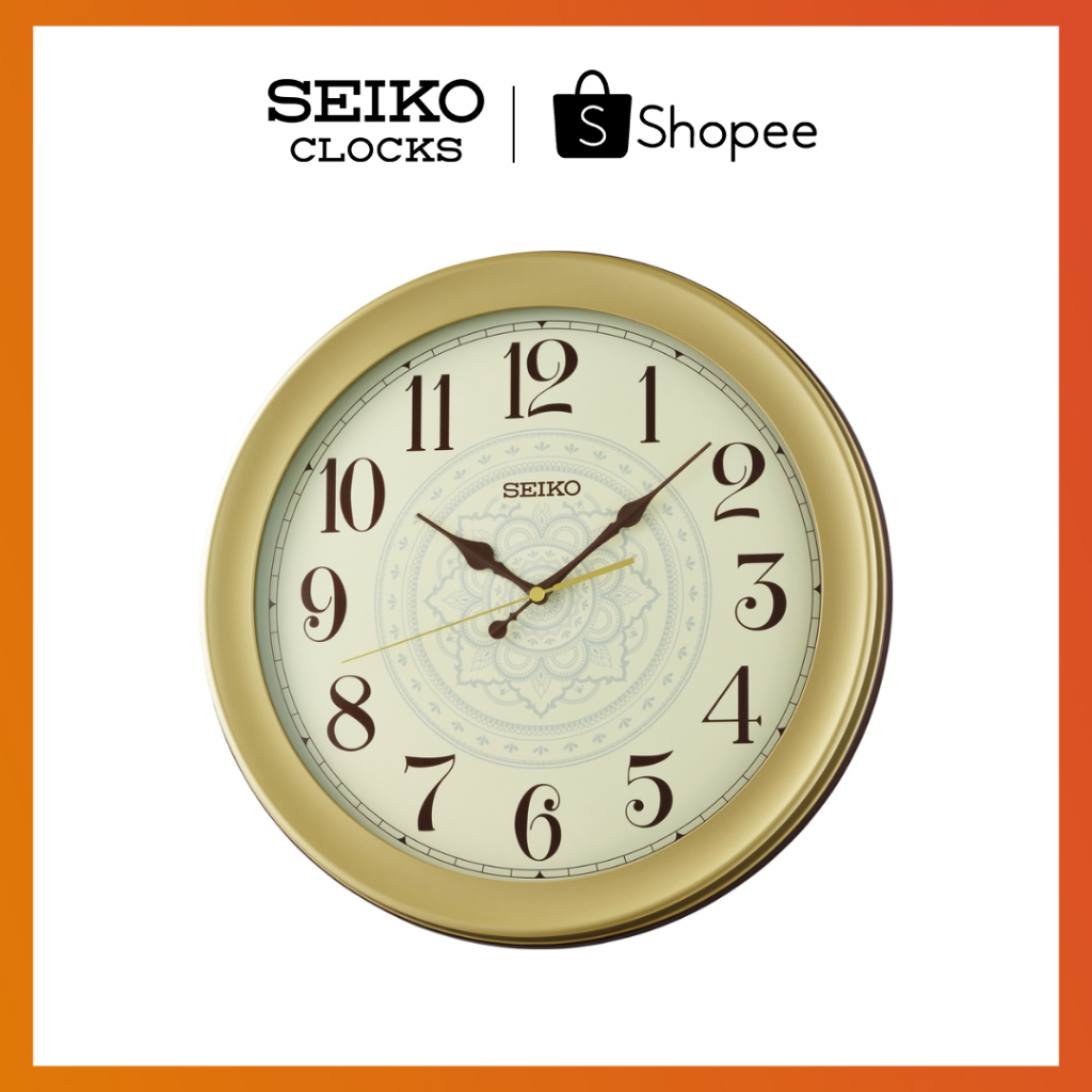 Seiko Wall Clock QXA835F Cream Dial 36cm | Shopee Philippines