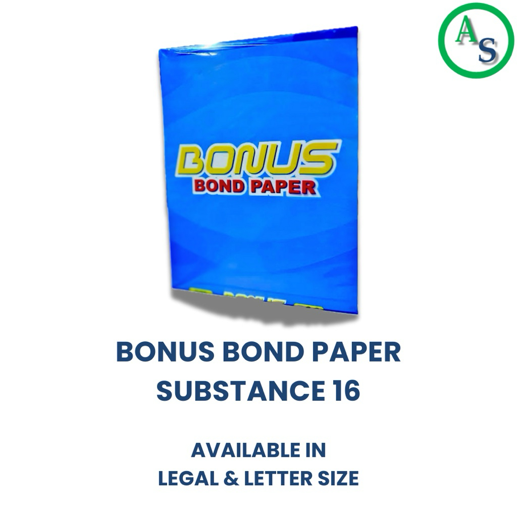 Bonus Bond Paper Substance 16 | Shopee Philippines