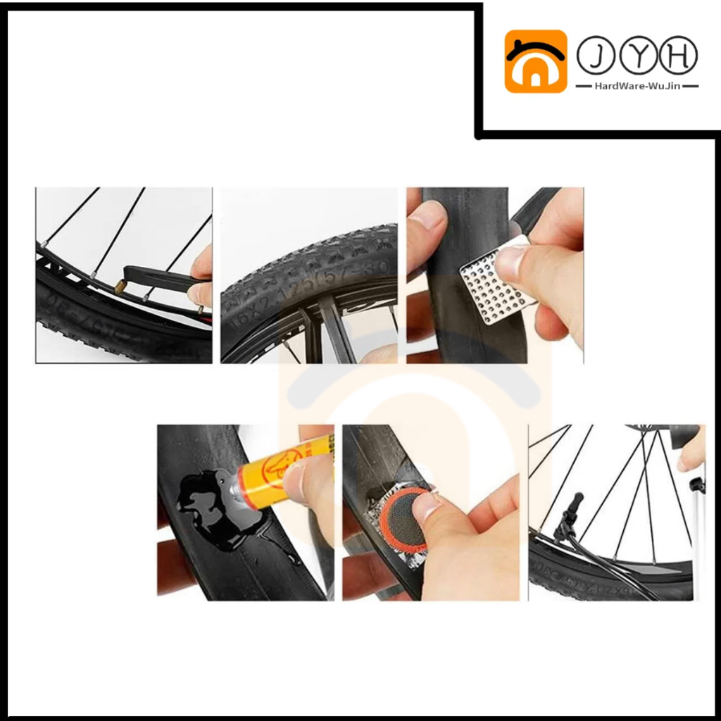 Weldtite Airtite Bicycle Inner Tube Tyre Puncture Repair Kit – Glue & Patches, Made In UK