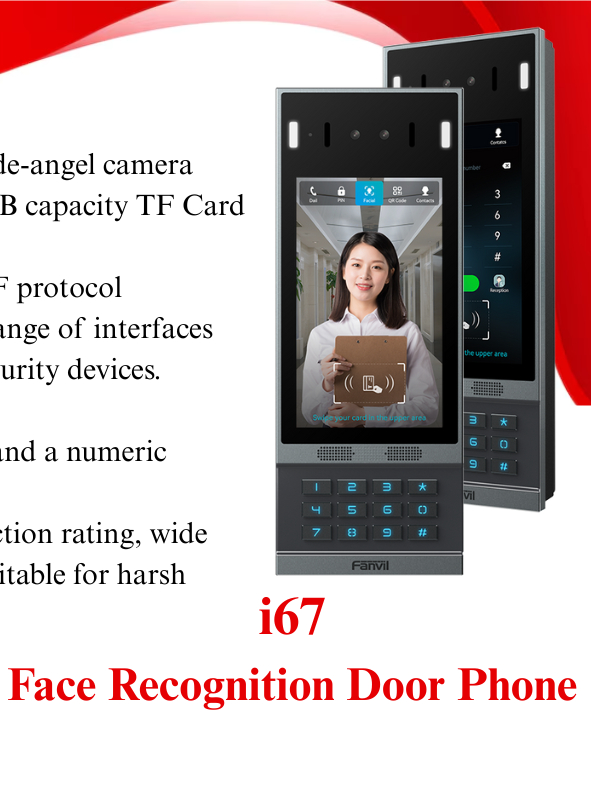 FANVIL i67 Face Recognition Door Phone (VAT INC PRICE) | Shopee Philippines