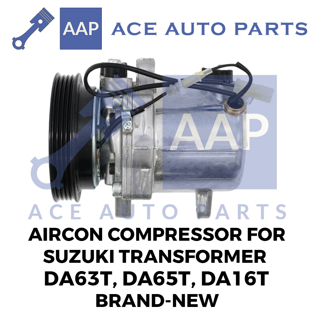 Aircon Compressor for Suzuki Transformer DA63T, DA65T, DA16T Brand-new ...