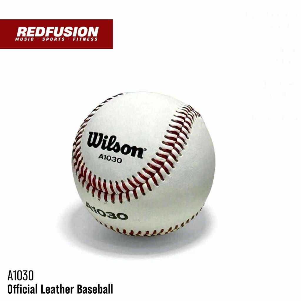 Wilson A1030 Genuine Leather Baseball – Durable Practice & Match Ball ...