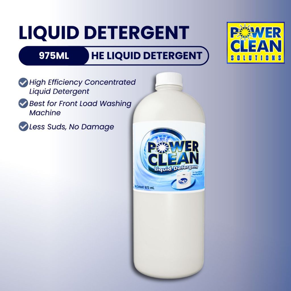 Powerclean He Liquid Detergent - 975mL | Shopee Philippines