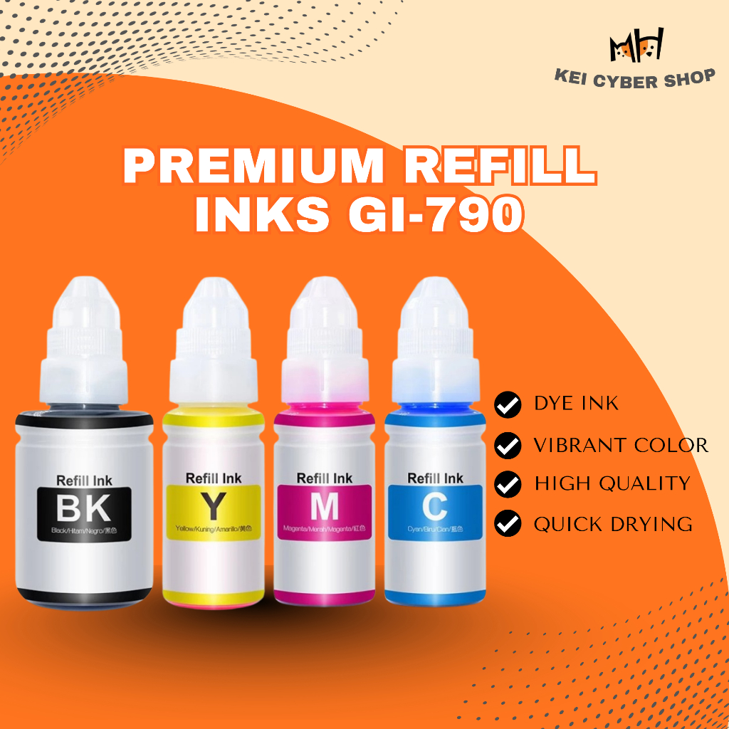 Refill Ink CMYK for Canon Pixma G1000 G2000 G3000 G4000 G1010 G2010 ...