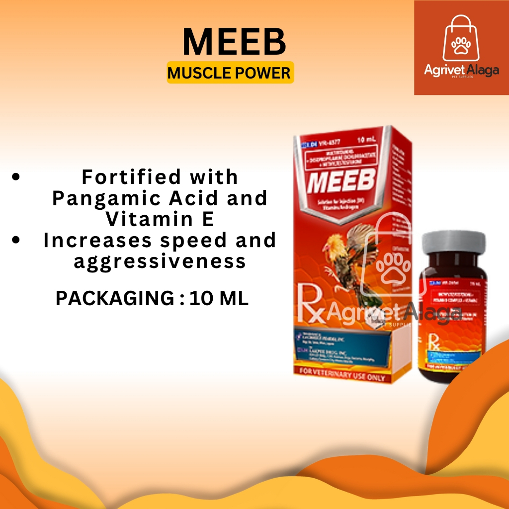 MEEB 10ML (FOR GAME FOWLS) | Shopee Philippines