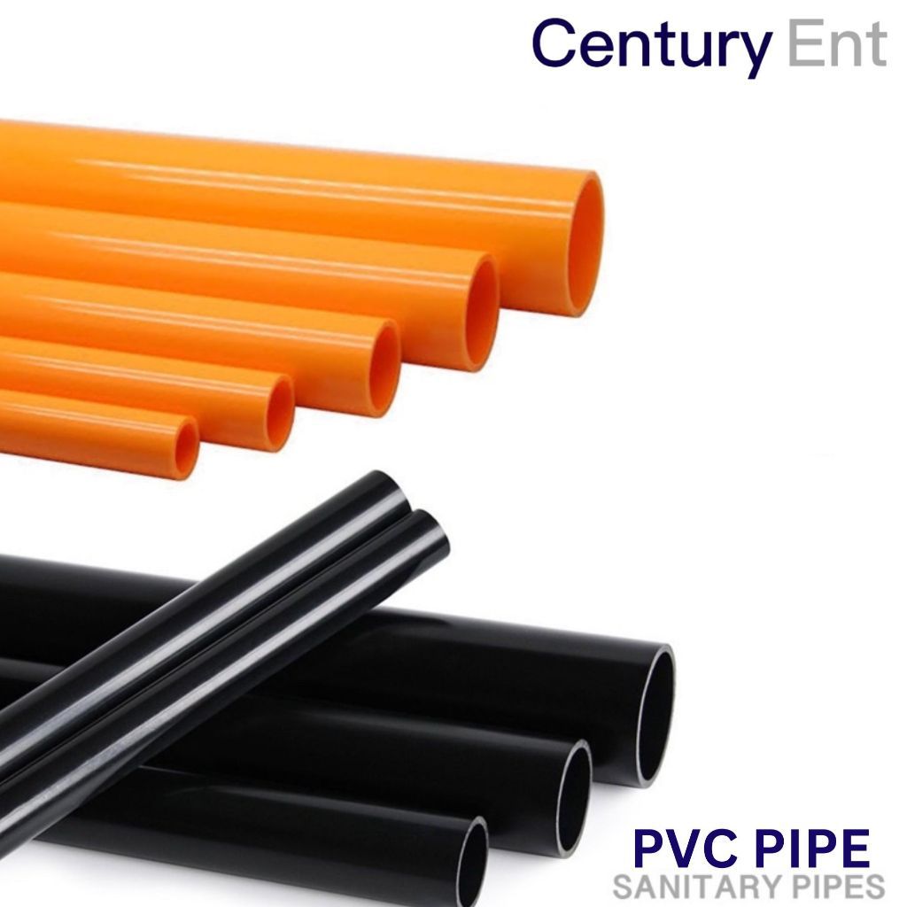 Per Meter 1m 1.5m | PVC Pipe Orange S600 & Black | 2” 3” 4” | Plumbing ...