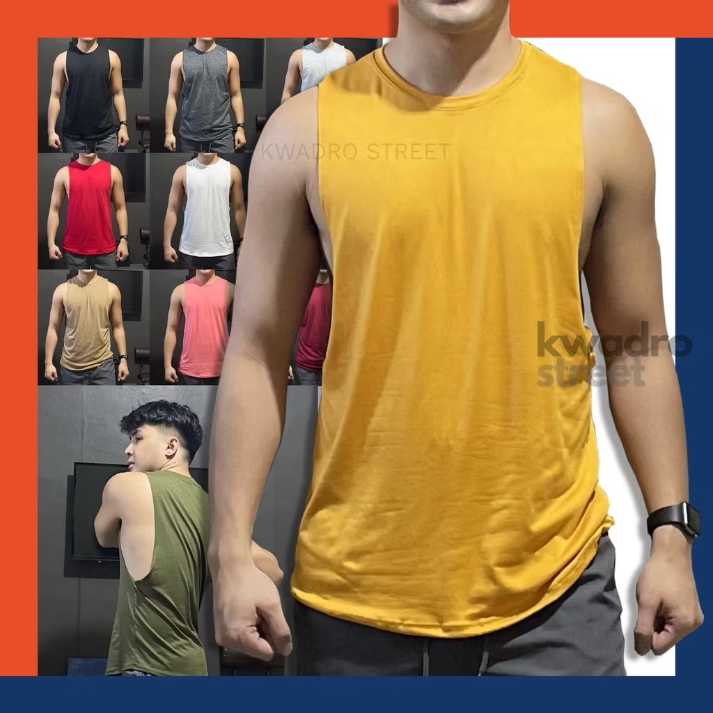 𝗠𝗨𝗦𝗖𝗟𝗘 𝗧𝗘𝗘 [ TANK TOP | GYM SANDO | WORKOUT | SANDO FOR MEN ] | Shopee ...