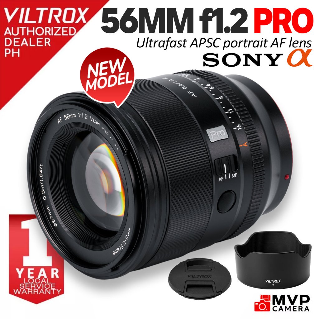 VILTROX 56mm f1.2 AF PRO Sony APSC E-mount Autofocus Flagship Portrait ...