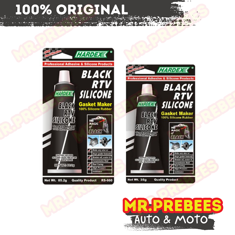HARDEX Silicone Gasket Maker RTV - Black 35g ~ 85.2g (RS 660 ~ 663 ...