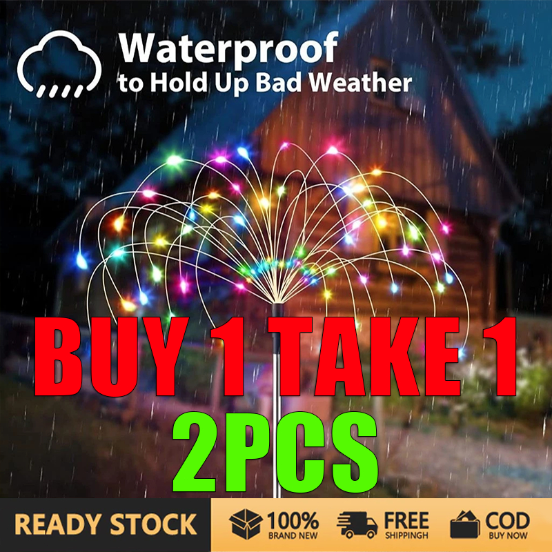 Buy 1 Take 1 Led Solar Firework Light Christmas Lights Outdoor ...