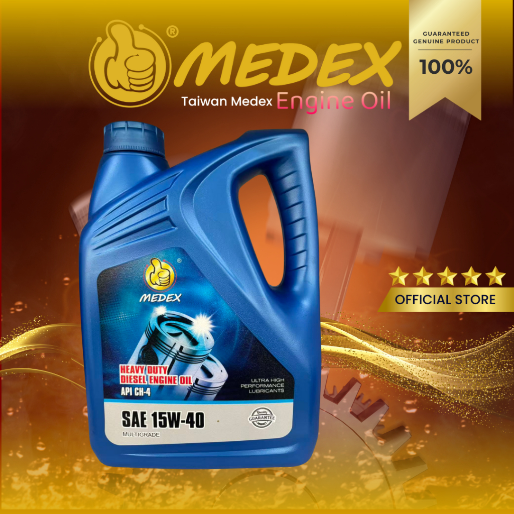 Medex Taiwan Diesel Engine Oil API CH-4 API SAE 15W40 | Shopee Philippines