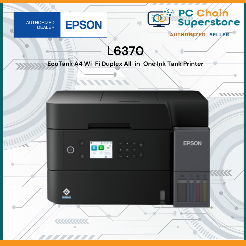 Epson EcoTank L6370 A4 Wi-Fi Duplex All-in-One Ink Tank Printer w/ADF ...