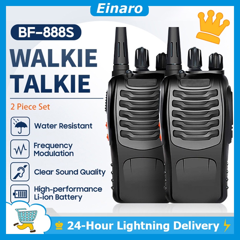 BF 888S Walkie Talkie Handheld Radio Transceiver 2PCS Long Range ...
