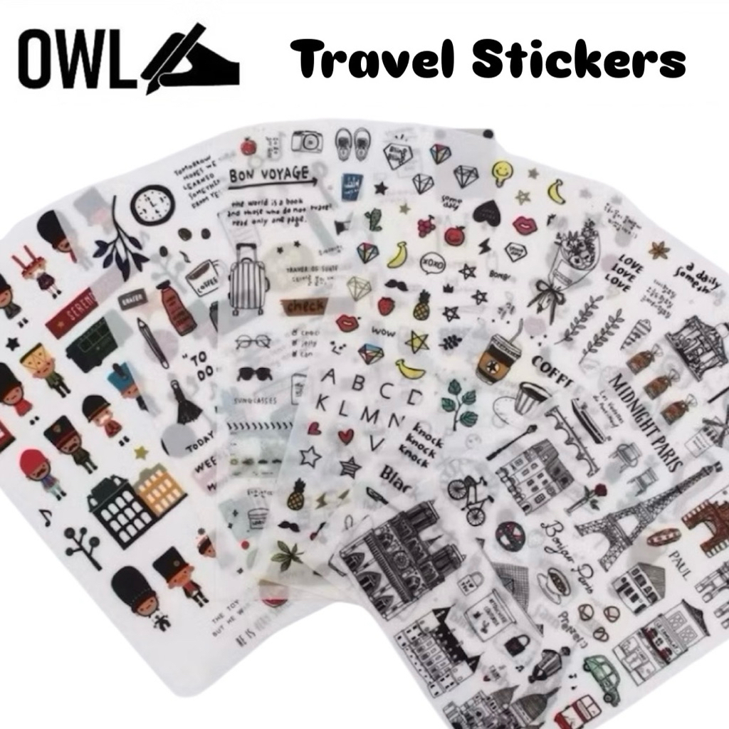 Cute Travel Sticker Sets | Shopee Philippines