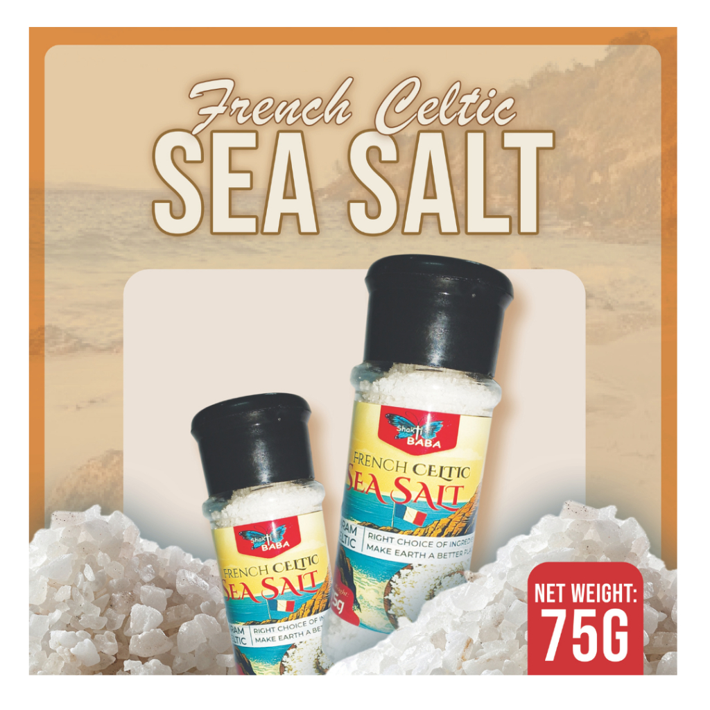 FRENCH CELTIC SEA SALT 75g Shaker Bottle (IMPORTED FROM FRANCE ...