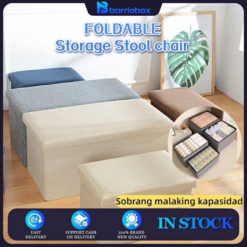 Sofa Storage Box Heavy Duty Ottoman Chair with Storage Organizer Stool ...