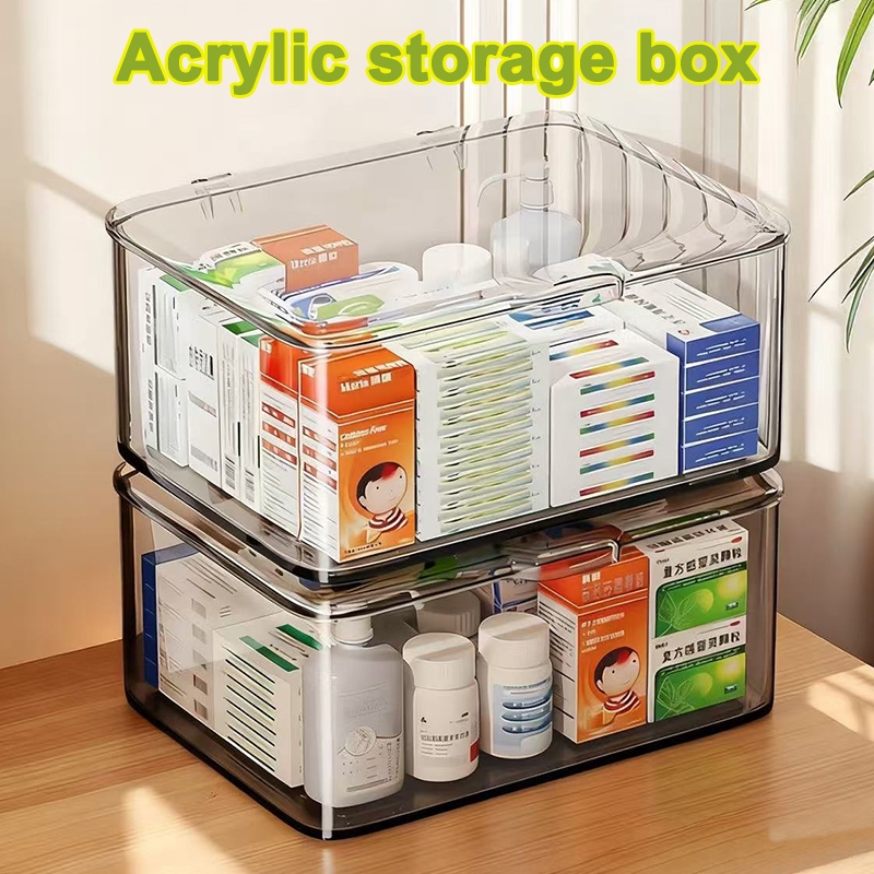 Dustproof Multi-Purpose Storage Box With Cover Cosmetics Facial Mask ...
