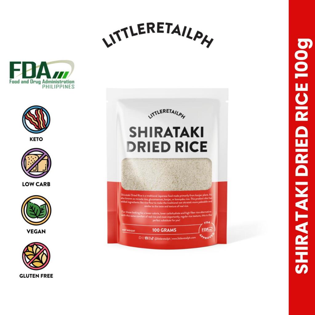 Dry / Dried Shirataki Rice 100g Konjac Keto/Low Carb Approved / skinny ...