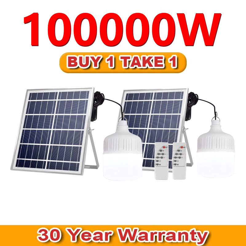 Solar LED bulb Portable Solar Energy Panel Outdoor light energy saving ...
