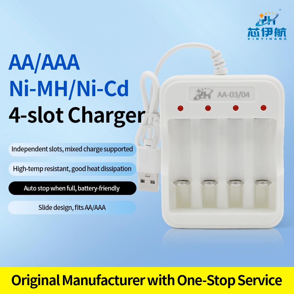 AAA And AA Station High-Speed USB 3/4 Slot Fast Charger Short Circuit ...