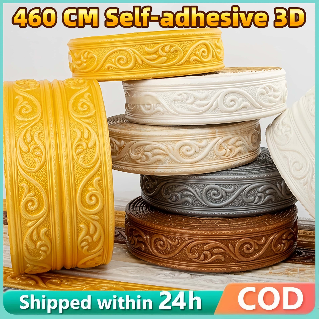 Moulding Wallpaper Wall Trim Line Corner Sticker Boarder On Ceiling ...