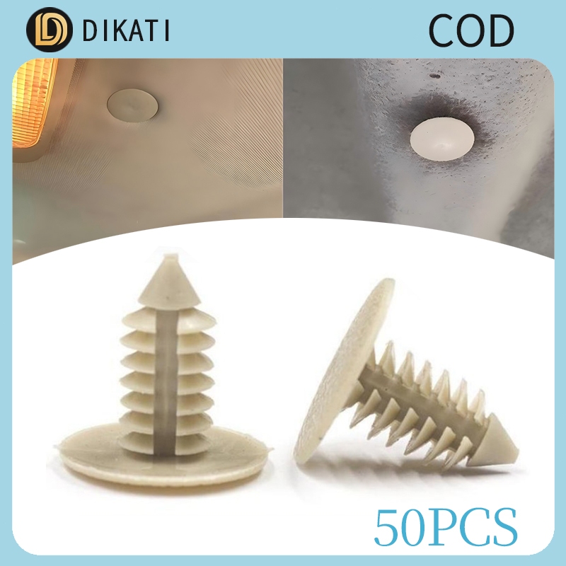 50pcs Car Ceiling Cover Snaps Push In Retainer Clip Auto Roof Liner ...