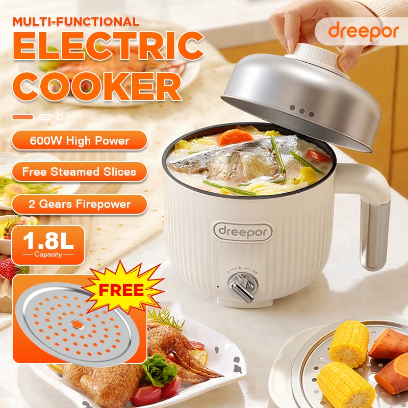 Dreepor Mini Rice Cooker 600W Rinse Stewing And Cooking Integrated ...