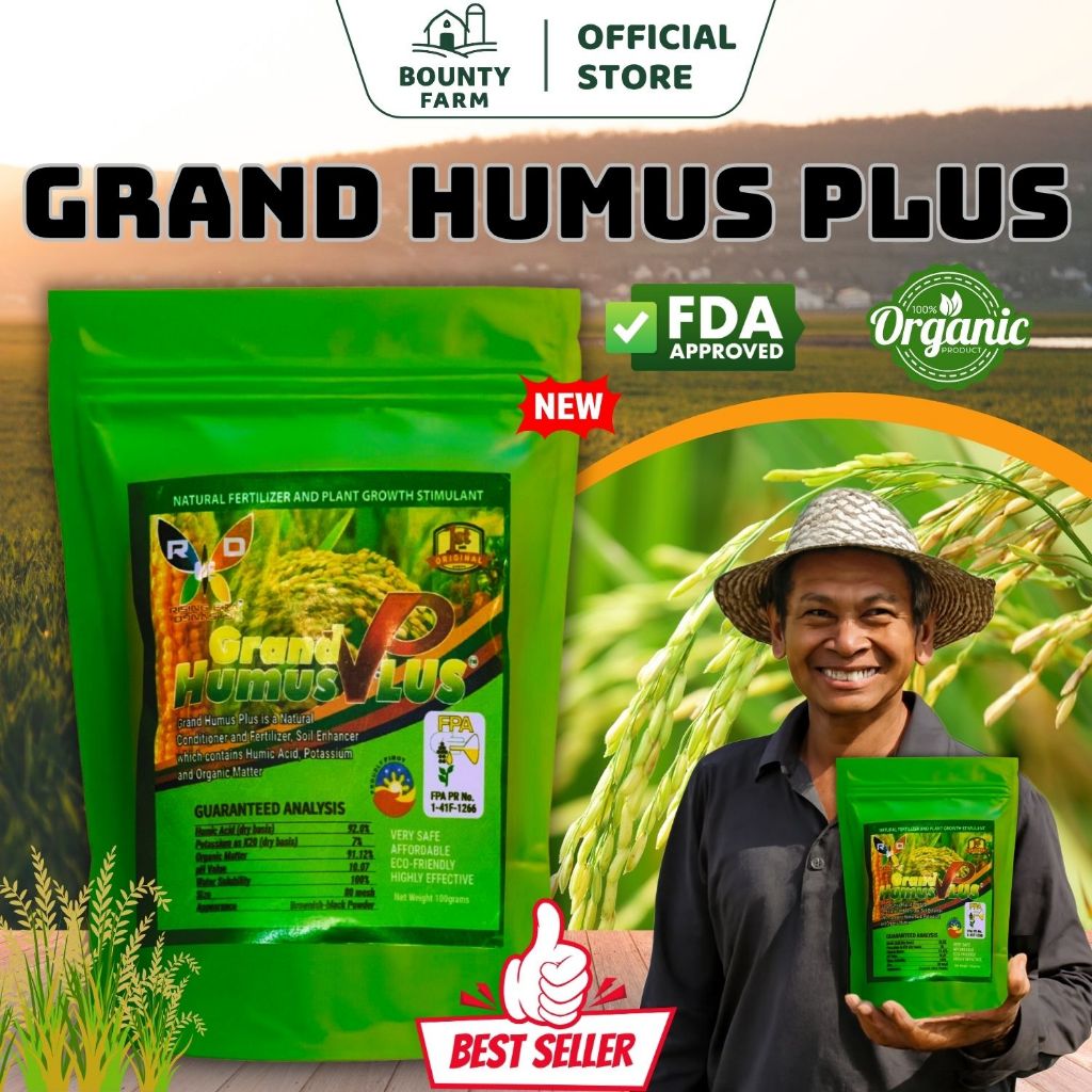 Grand Humus Plus / King Humus (Organic Farming) 100g | Shopee Philippines