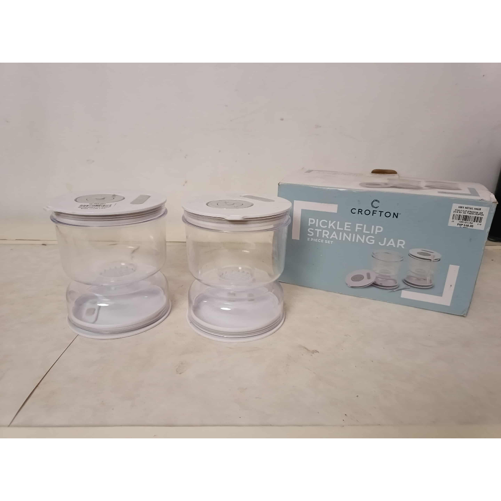 SURPLUS! CROFTON, Pickle Flip Straining Jar | Shopee Philippines