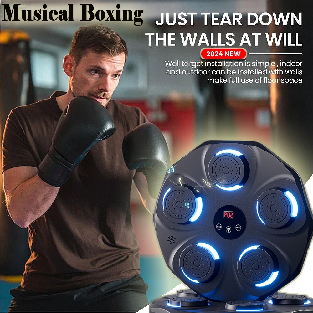 Home music adult boxing target smart Bluetooth boxing trainer wall ...