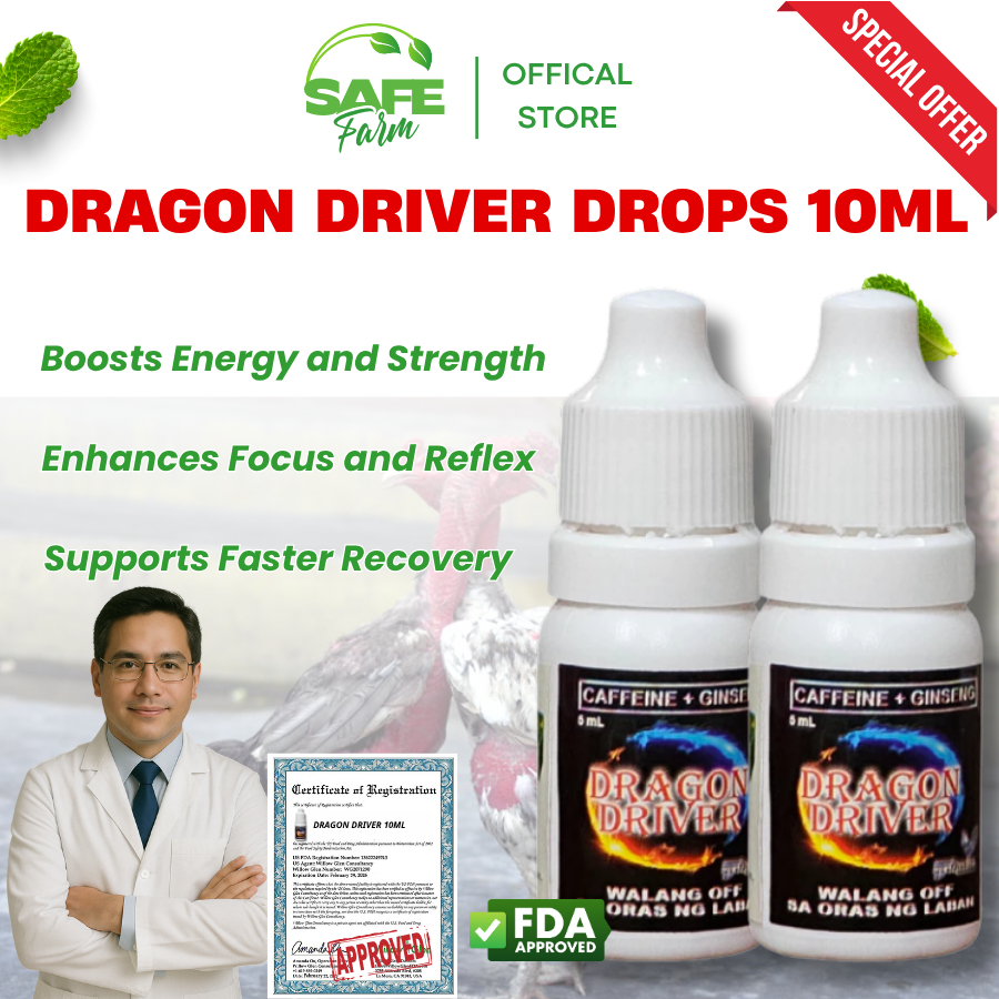 [HOT DEAL] Dragon Driver 10ml | Gamefowl Energy Booster & Performance ...