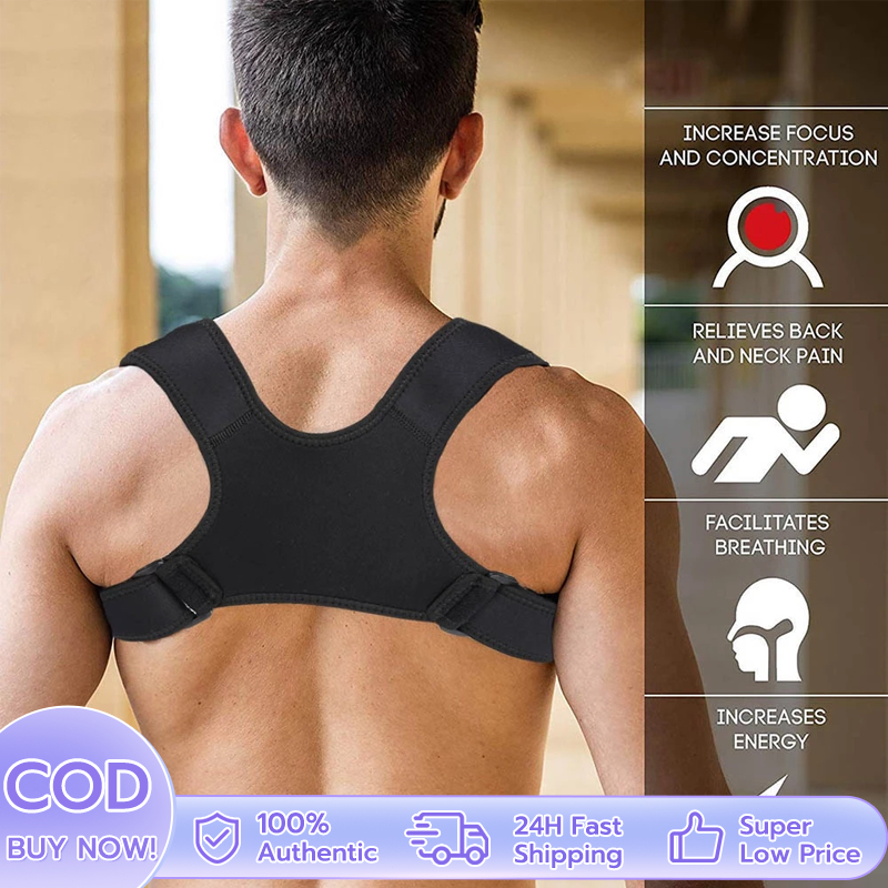Adjustable Back Shoulder and Spine Posture Corrector Posture Corrector ...