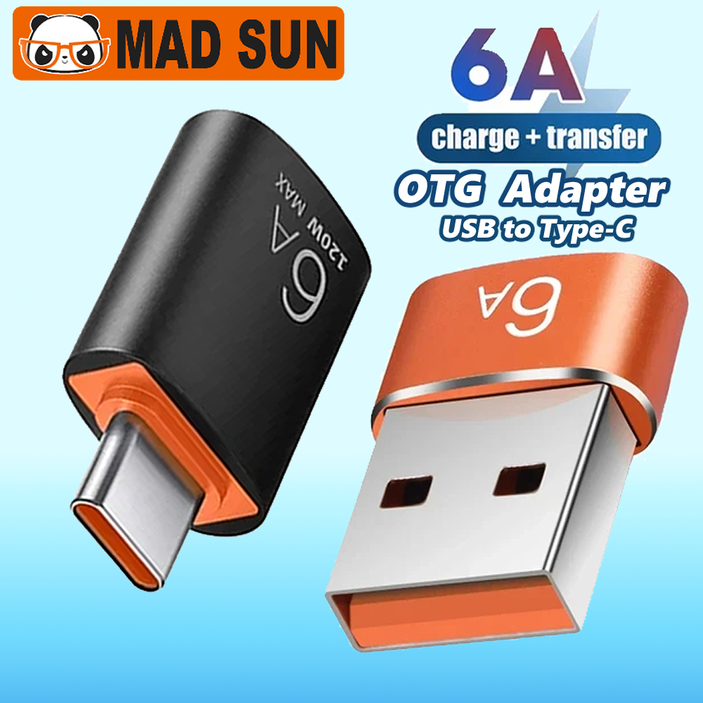 USB to Type-C OTG Adapter Data Transfer Charging Connector for phones ...