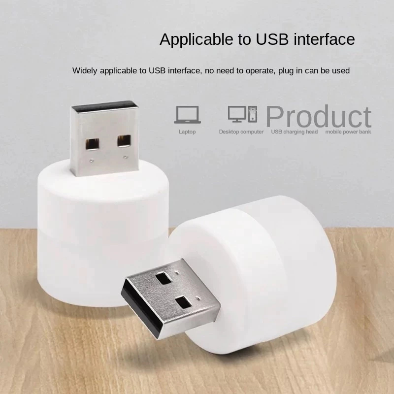 【Gift】Portable Mini USB LED Sleep Light White and Yellow | Shopee ...